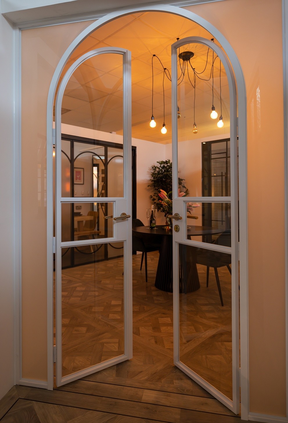 Crittall-style steel doors