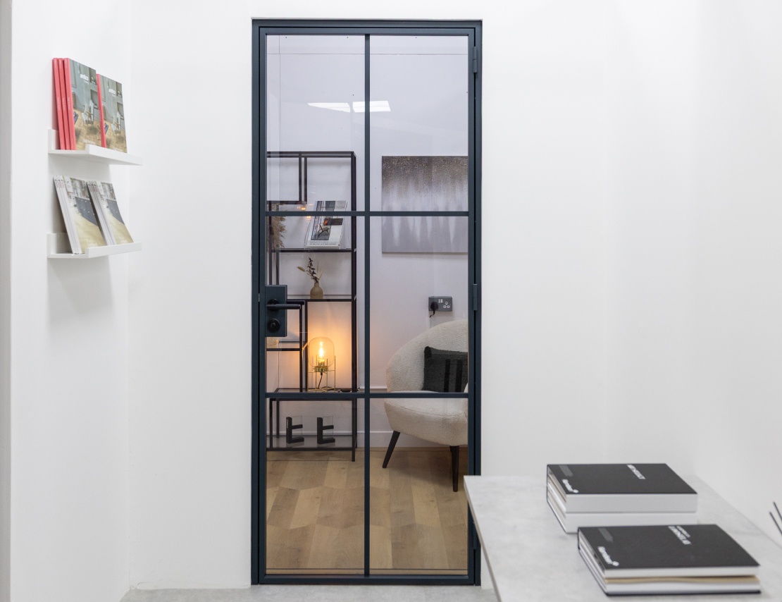 Crittall-style steel doors