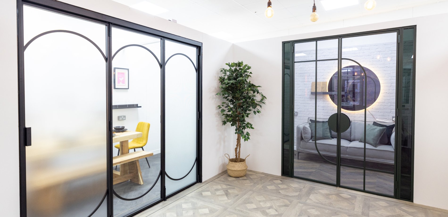 Crittall-style steel doors