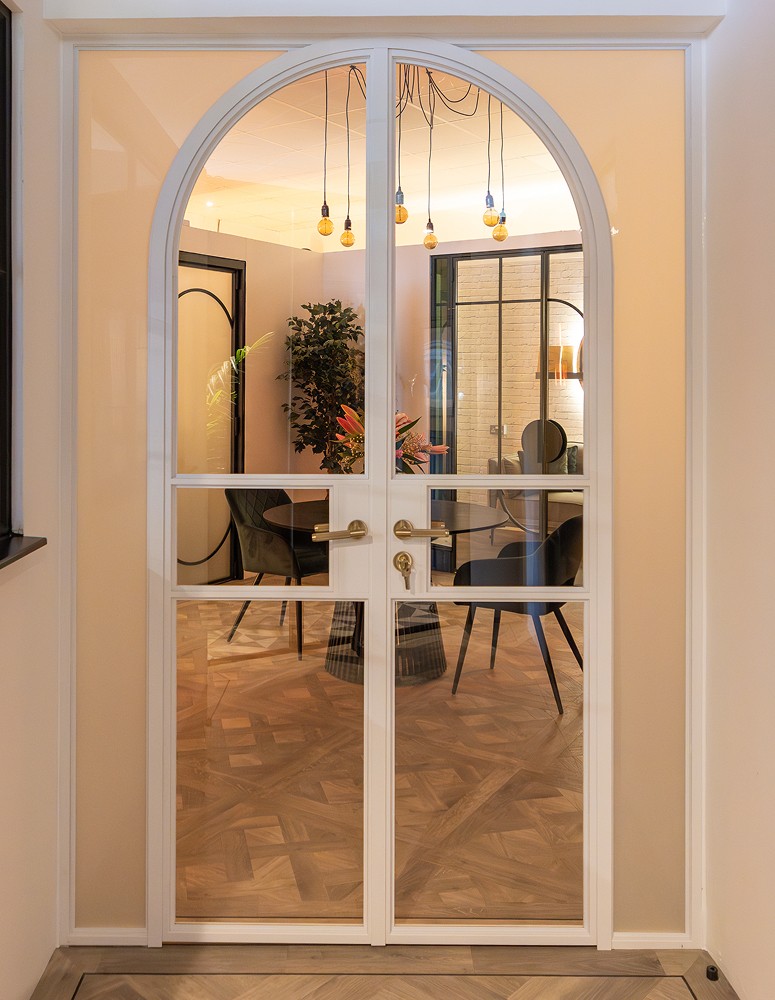 Crittall-style steel doors