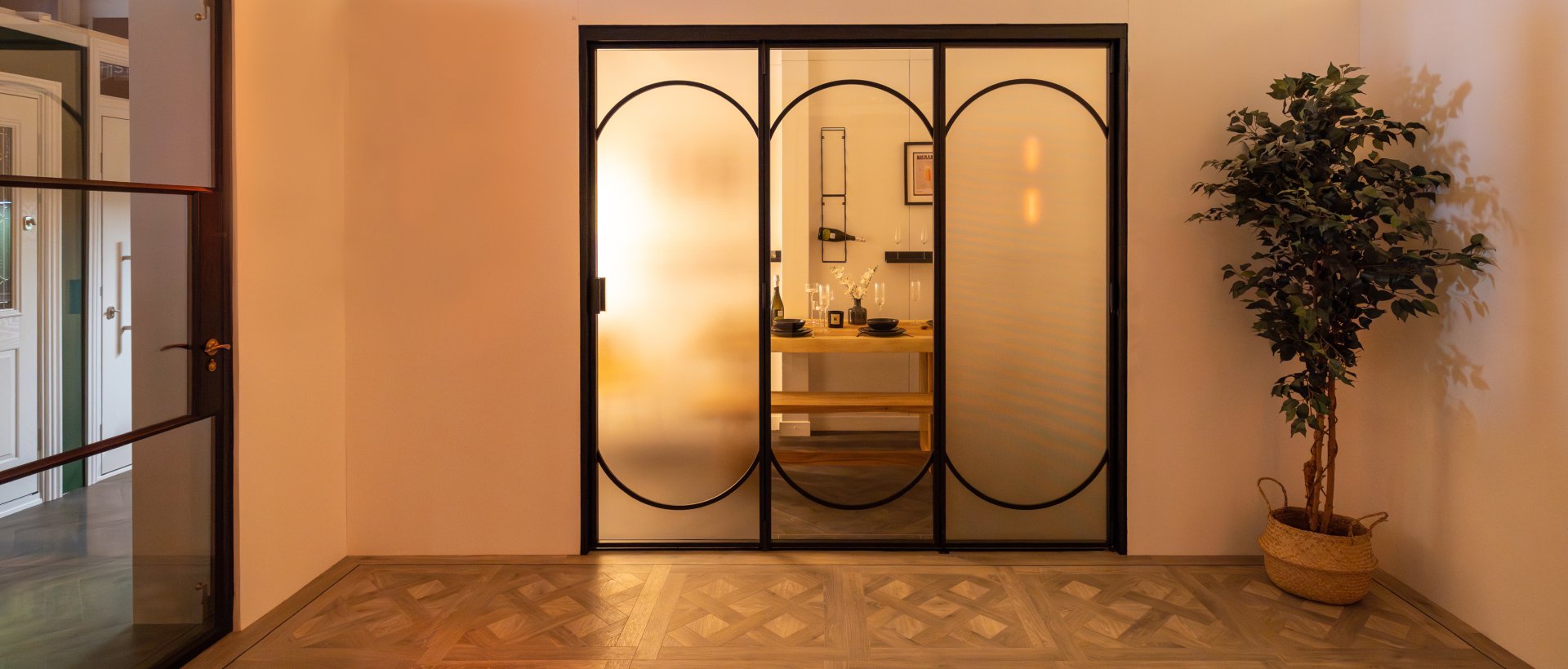 Crittall-style steel doors
