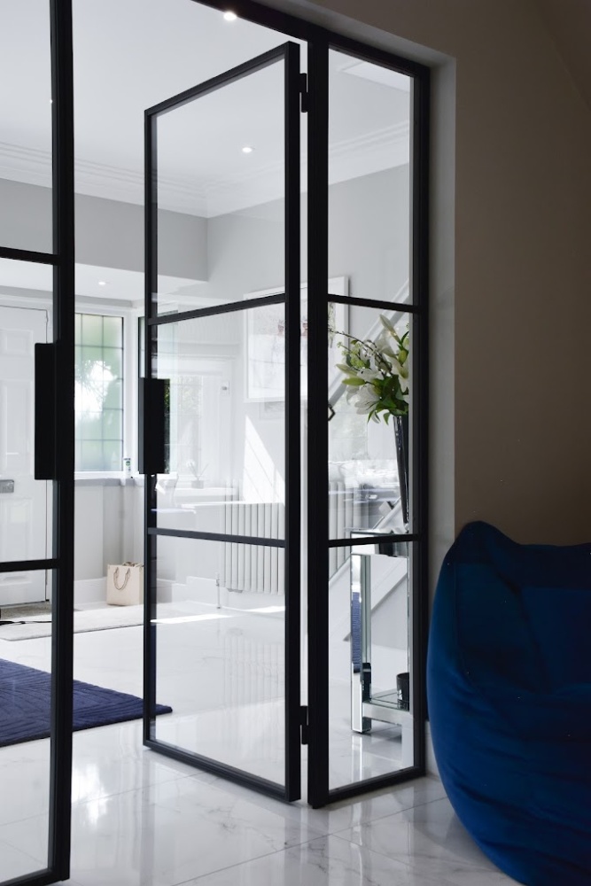 Residential steel doors