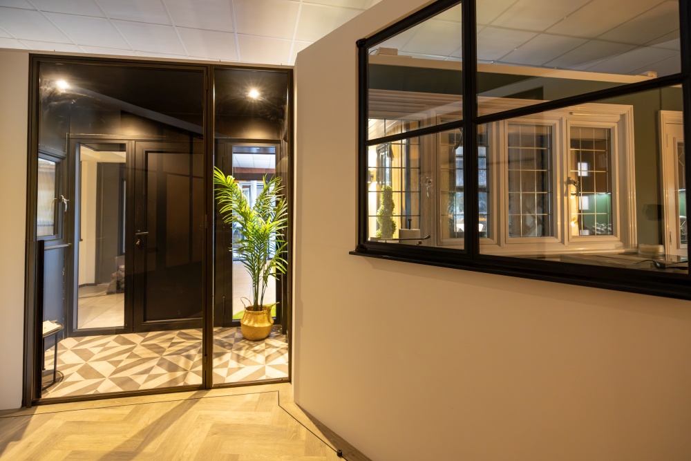 Residential steel doors
